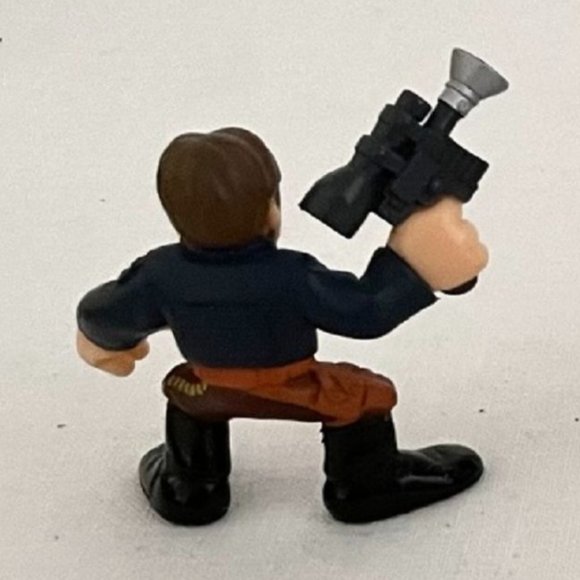 Star Wars Galactic Heroes Mini Figures Han Solo 2004 Spacecore 2.5 in High - Picture 2 of 5